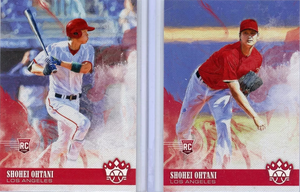 2018 Donruss Diamond Kings Complete Mint Basic 100 Card Set Featuring 2 Rookie Cards of Shohei Ohtani and LOADED with Stars and Hall of Famers