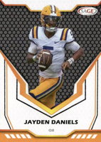 Jayden Daniels 2024 SAGE Draft Picks Series Mint Rookie Year Card #16
