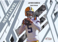 Jayden Daniels 2024 SAGE Next Level Silver Series Mint Card #81
