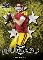 Sam Darnold 2018 Leaf NFL Draft Field Generals Series Mint Rookie Year Card #FG-09

