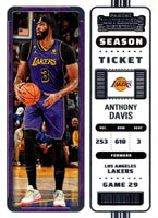 Anthony Davis 2022 2023 Panini Contenders Season Ticket Series Mint Card #28
