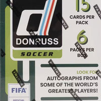 2022 2023 Donruss Soccer Blaster Box with Possible Blaster Box EXCLUSIVE Orange and Purple Laser Parallels Plus Kaboom
