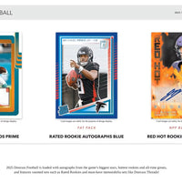 2025 DONRUSS Football Blaster Box with Possible Blaster Exclusive Donruss Treads or Rookie Phenom Jerseys Memorabilia Cards (Copy)