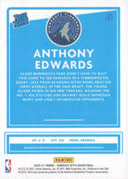 Anthony Edwards 2020 2021 Donruss OPTIC Series Mint Rated Rookie Card #151
