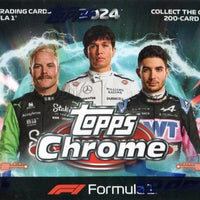 2024 Topps CHROME Formula 1 Racing Blaster Box including 4 Exclusive F1 Sepia Refractor Cards