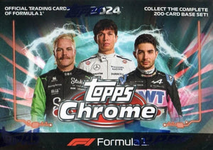 2024 Topps CHROME Formula 1 Racing Blaster Box including 4 Exclusive F1 Sepia Refractor Cards