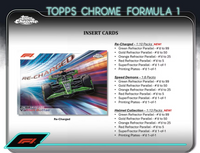 2024 Topps CHROME Formula 1 Racing Blaster Box including 4 Exclusive F1 Sepia Refractor Cards
