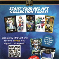 2024 Panini NFL Football Sticker Collection Unopened Box 50 Packs 250 Stickers 50 Cards