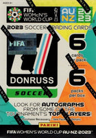 2023 Donruss Women's FIFA World Cup Soccer Blaster Box with Possible Autographed Cards
