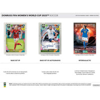 2023 Donruss Women's FIFA World Cup Soccer Blaster Box with Possible Autographed Cards
