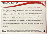 Fenway Park 2014 Topps Limited Edition Mint Card #BOS-17 Found Exclusively in the Boston Red Sox Topps Factory Sealed Team Sets
