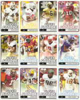 2006 Fleer Football Series Complete 200 Card Set Loaded with Stars, Rookies and Hall of Famers including Tom Brady, Peyton Manning and Brett Favre Plus
