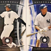 2005 Fleer Patchworks Baseball Series Complete Mint Basic 70 Card Set Loaded with Stars and Hall of Famers including Derek Jeter, Greg Maddux, David Ortiz and Ken Griffey Jr Plus