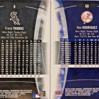 2005 Fleer Patchworks Baseball Series Complete Mint Basic 70 Card Set Loaded with Stars and Hall of Famers including Derek Jeter, Greg Maddux, David Ortiz and Ken Griffey Jr Plus