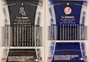 2005 Fleer Patchworks Baseball Series Complete Mint Basic 70 Card Set Loaded with Stars and Hall of Famers including Derek Jeter, Greg Maddux, David Ortiz and Ken Griffey Jr Plus