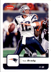 2006 Fleer Football Series Complete 200 Card Set Loaded with Stars, Rookies and Hall of Famers including Tom Brady, Peyton Manning and Brett Favre Plus