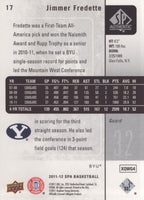 Jimmer Fredette 2011 2012 SP Authentic Series Mint Rookie Card #17
