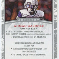 Ahmad "Sauce" Gardner 2022 SAGE Artistry Series Mint Rookie Card #1