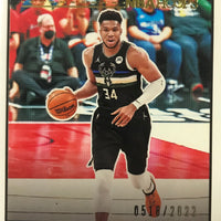 Giannis Antetokounmpo 2022 2023 Panini Hoops Road to Finals Series Mint Card #28 Only 2022 Made