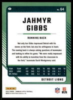 Jahmyr Gibbs 2024 Donruss Optic Series Mint Card #64
