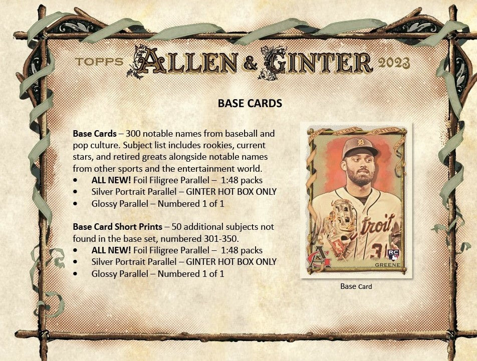 2023 Topps Allen & Ginter Baseball Blaster Box – Mojobreak Shop