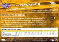 Tyler Glasnow 2017 Topps Opening Day Series Mint Rookie Card #108
