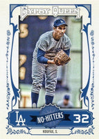 2013 Topps Gypsy Queen NO HITTERS Insert Set with Stars and Hall of Famers
