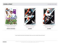 2026 Panini Score A Treat Multi Sport Halloween Treat Packs – Trick-or-Treat Candy Alternative – Contains 120 Mixed Limited Edition Basketball, Football, Baseball and Martial Arts Cards for Kids

