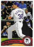 Josh Hamilton 2011 Topps Josh Hamilton Wins 2010 AL MVP Card #29
