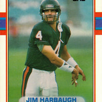 Jim Harbaugh 1989 Topps Traded Series Mint Rookie Card #91T