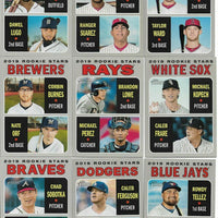 2019 Topps Heritage Baseball Complete Mint 400 Card Basic Set in Classic 1970 Design