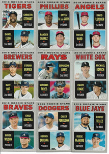 2019 Topps Heritage Baseball Complete Mint 400 Card Basic Set in Classic 1970 Design