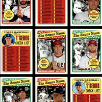 2018 Topps Heritage Baseball Complete Mint 400 Card Basic Set in Classic 1969 Design