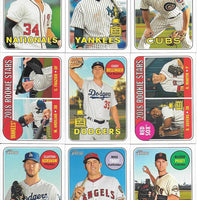 2018 Topps Heritage Baseball Complete Mint 400 Card Basic Set in Classic 1969 Design