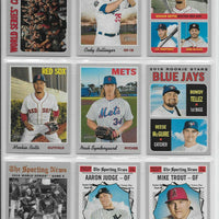 2019 Topps Heritage Baseball Complete Mint 400 Card Basic Set in Classic 1970 Design