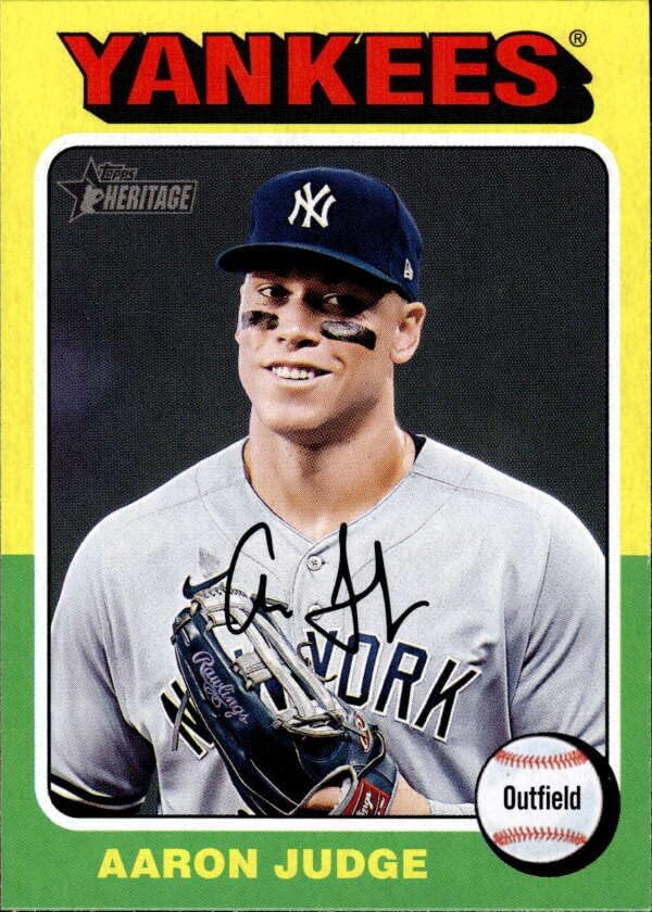 Aaron Judge 2024 Topps Heritage Series Mint Card #112