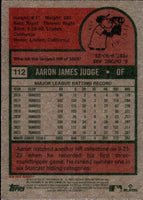 Aaron Judge 2024 Topps Heritage Series Mint Card #112
