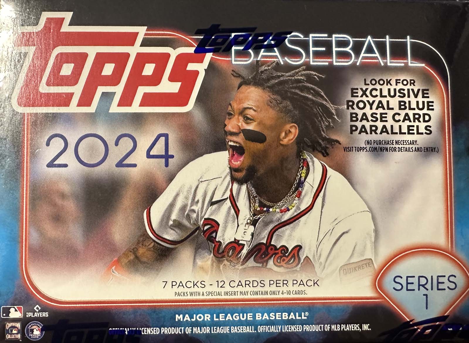 2024 Topps Baseball Series 1 Factory Sealed Blaster Box with an EXCLUS