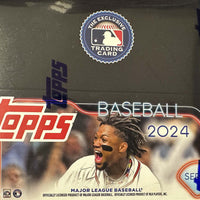 2024 Topps Baseball Series 1 Factory Sealed   RETAIL 20 Pack   Box with an EXCLUSIVE Royal Blue Parallels