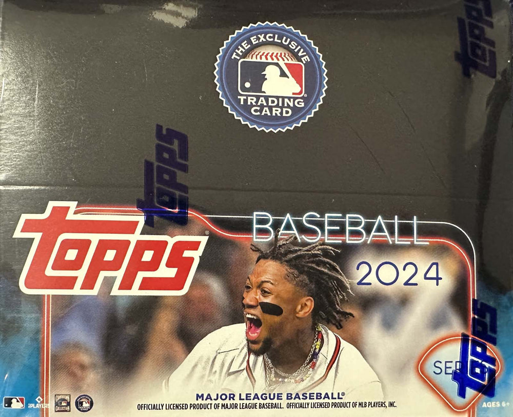 2024 Topps Baseball Series 1 Factory Sealed   RETAIL 20 Pack   Box with an EXCLUSIVE Royal Blue Parallels