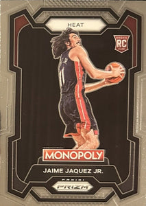 Jaime Jaquez Jr. 2023 2024 Panini Prizm Monopoly Basketball Series Mint Rookie Card #48