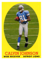 Calvin Johnson 2007 Topps Turn Back the Clock Series Mint ROOKIE Card #8 of 22

