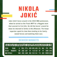 Nikola Jokic 2023 2024 Panini Donruss Series Mint Card #58
