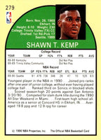 Shawn Kemp 1990 1991 Hoops Series Mint ROOKIE Card  #279
