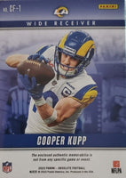 Cooper Kupp 2023 Panini Absolute Championship Fabric Series Mint Insert Card #CF-1 Featuring an Authentic Blue Memorabilia Swatch
