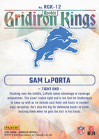 Sam LaPorta 2023 Donruss Gridiron Kings Football Series Mint ROOKIE Card #RGK-12
