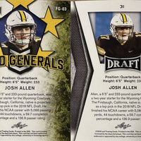 2018 LEAF NFL DRAFT Football Series Complete Mint 99 Card Master Set with Inserts including Multiple Cards of the Top Prospects Baker Mayfield, Sam Darnold, Josh Allen and many more