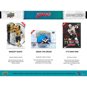 2024 2025 Upper Deck MVP Hockey Series Unopened Retail 36 Pack Box with Chance for Rookies Plus #1 Draft Picks Cards