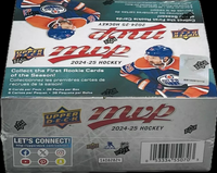 2024 2025 Upper Deck MVP Hockey Series Unopened Retail 36 Pack Box with Chance for Rookies Plus #1 Draft Picks Cards
