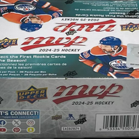 2024 2025 Upper Deck MVP Hockey Series Unopened Retail 36 Pack Box with Chance for Rookies Plus #1 Draft Picks Cards